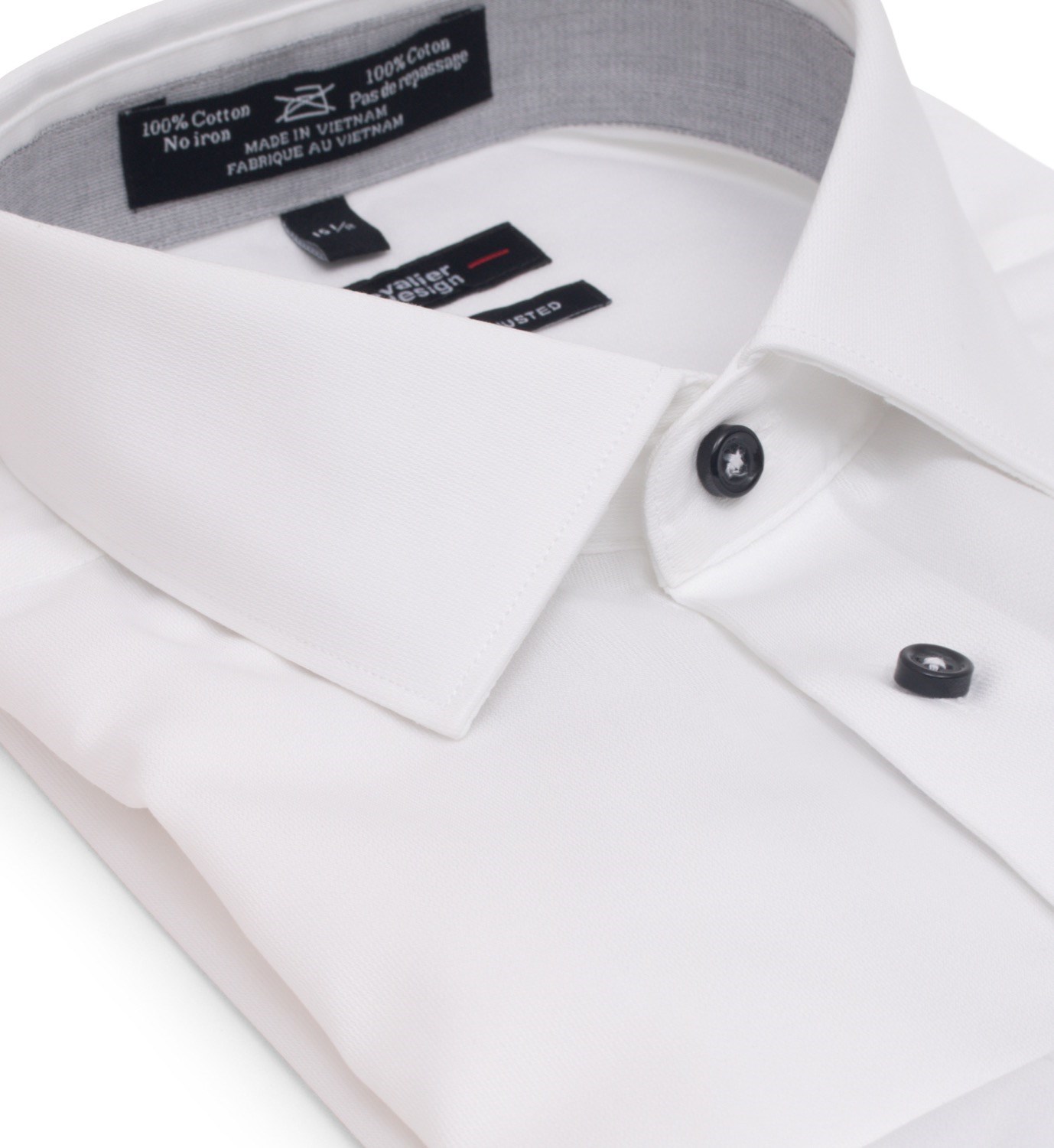 Adjusted Fit Dress Shirt 100% Cotton 